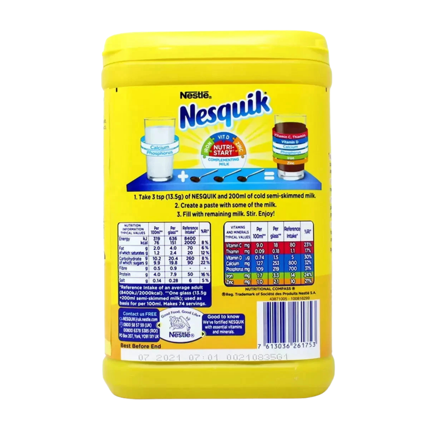 Nesquik Chocolate Flavoured Milkshake Powder