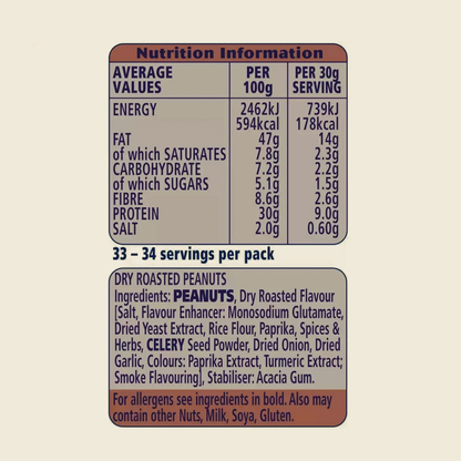 KP Dry Roasted Peanuts, 1kg