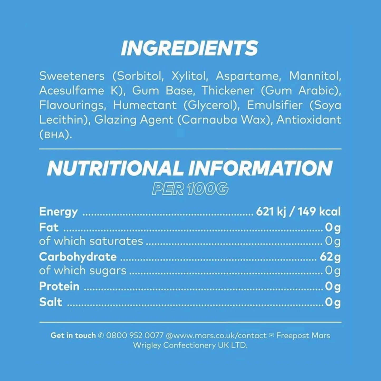Wrigley's Extra Peppermint Sugar Free Chewing Gum