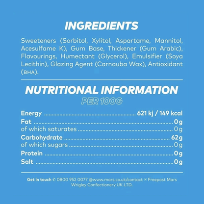 Wrigley's Extra Peppermint Sugar Free Chewing Gum