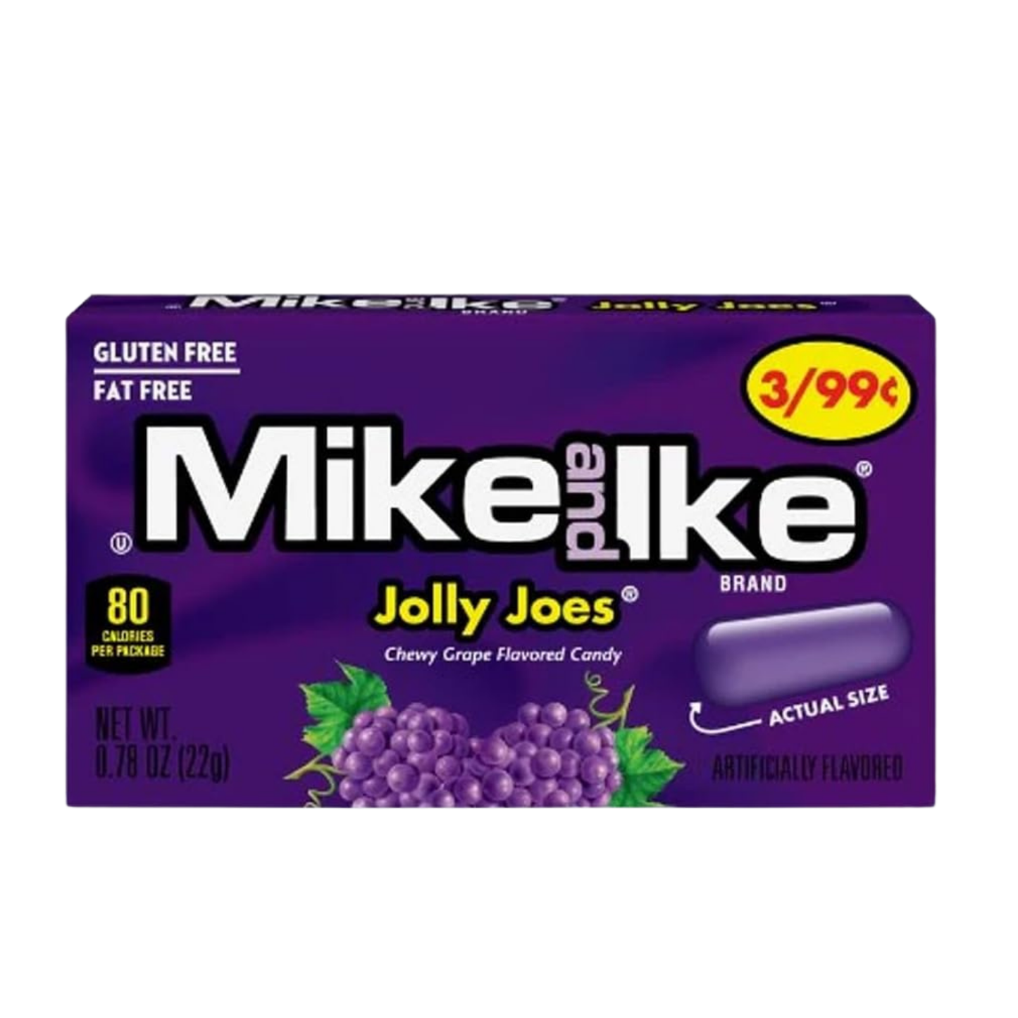 Mike and Ike Chewy Candy 24 x 22g Variety Pack