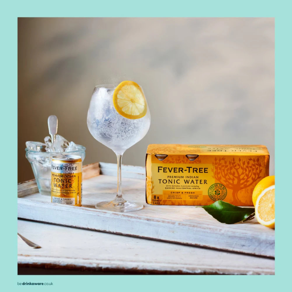 Fever-Tree Premium Indian Tonic Water 8 x 150ml Cans