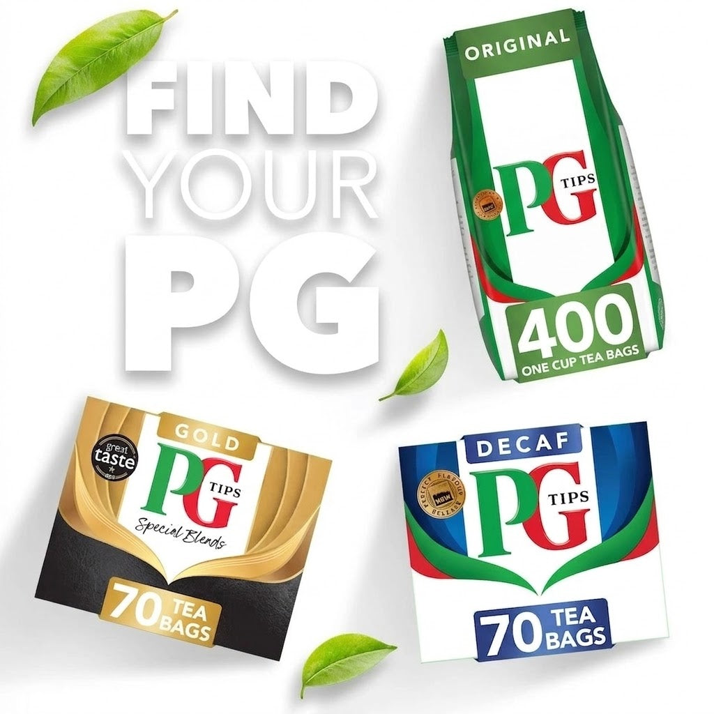 PG Tips Original Black Tea Bags – 400 Bags (1.16kg)