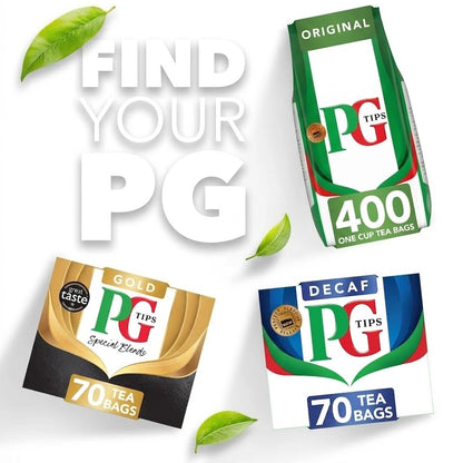 PG Tips Original Black Tea Bags – 400 Bags (1.16kg)