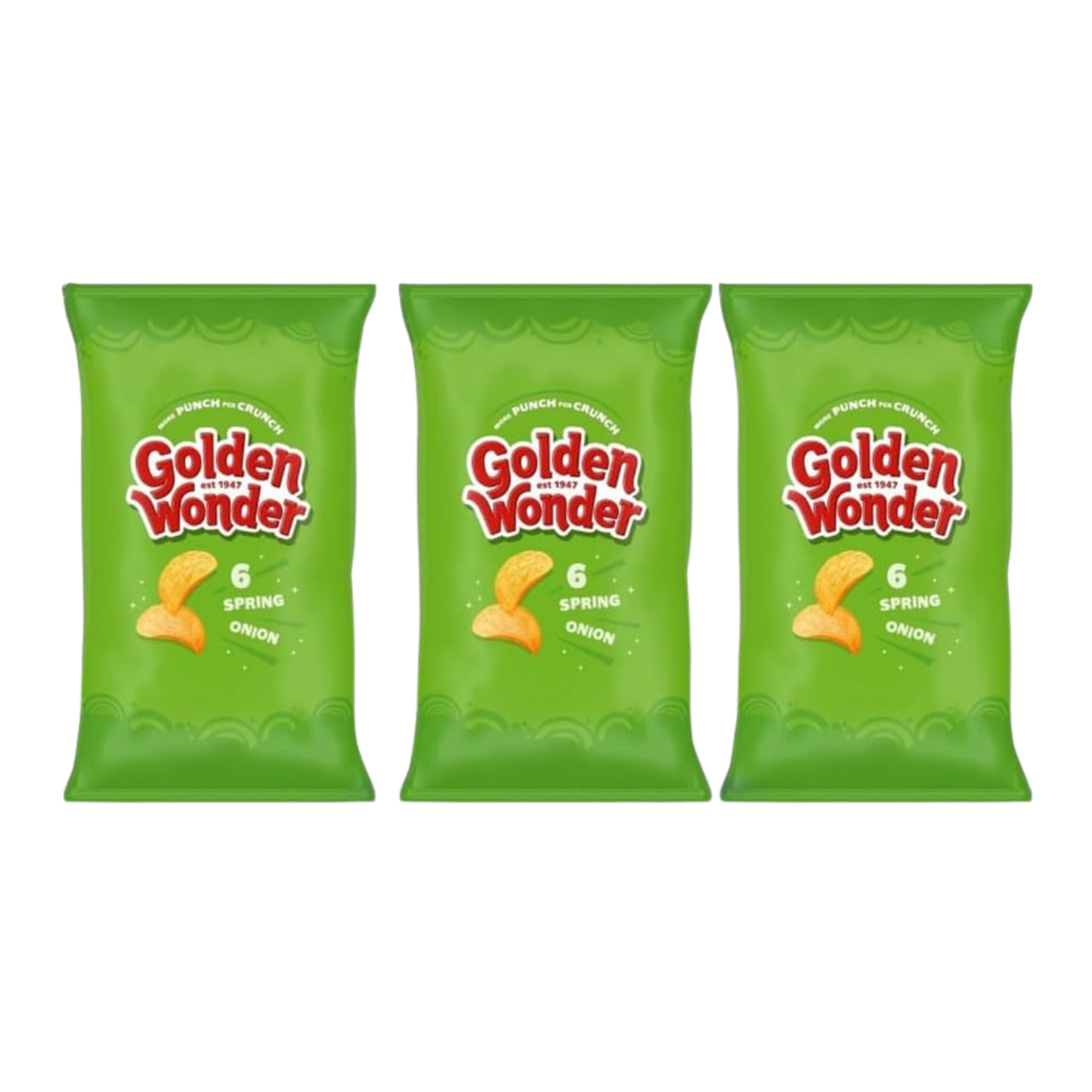 Golden Wonder Crisps Multipack 6 x 25g (Pack of 3) – Assorted Flavours