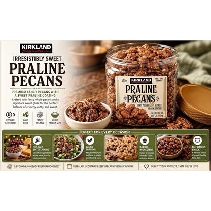 Kirkland Signature Praline Pecans 1.13kg