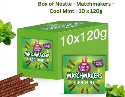 Nestle Quality Street Matchmakers Cool Mint – Full Box (10 x 120g)