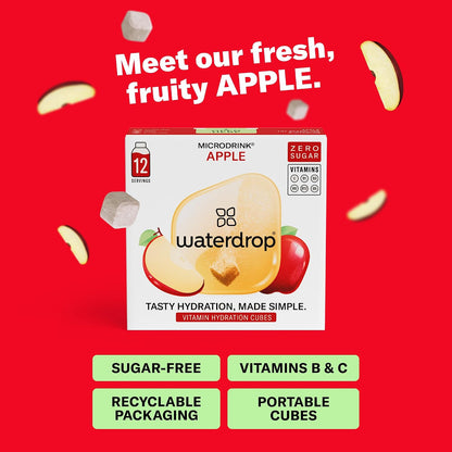 Waterdrop Apple Microdrink Hydration Cubes 12 Servings