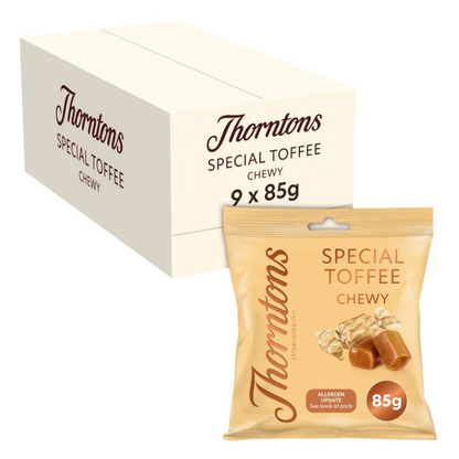 Thorntons Special Toffee Chewy 85g - 9 Bags