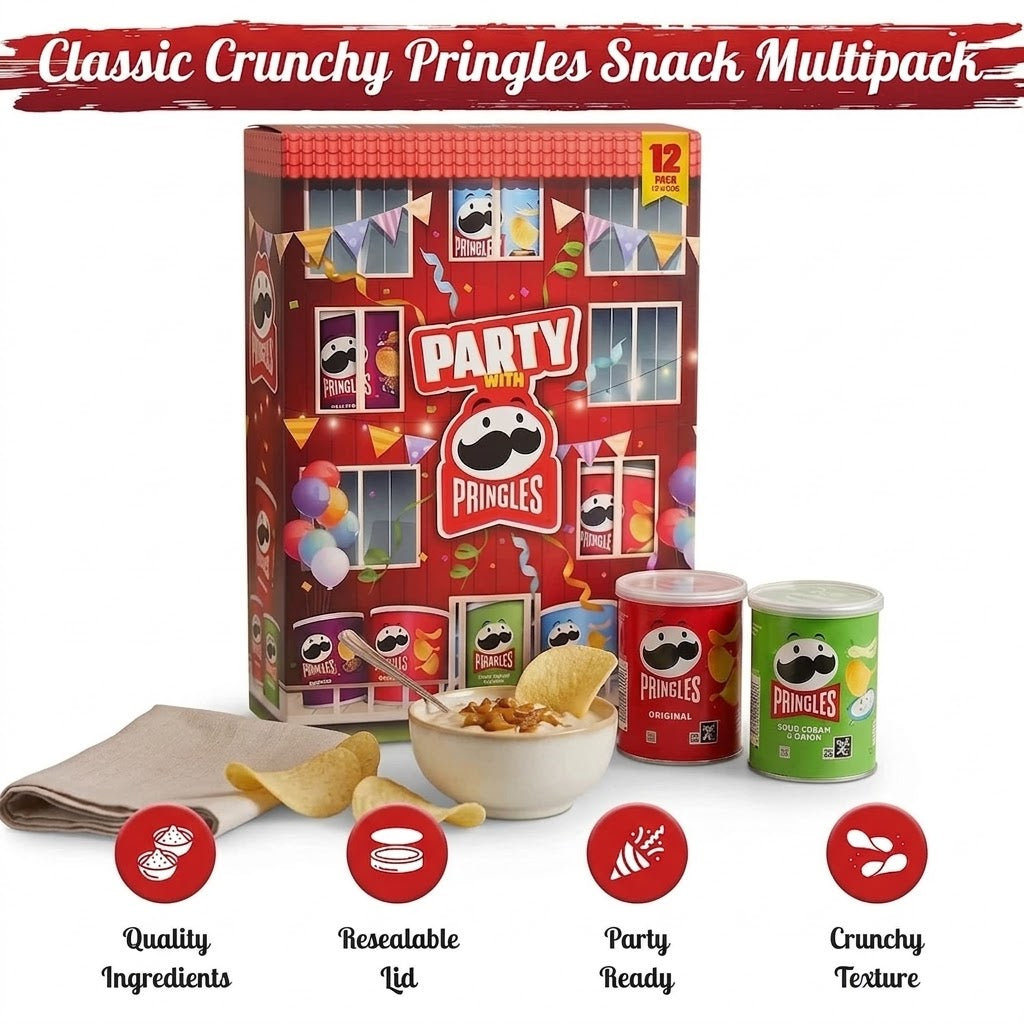 Pringles Advent Calendar – 12 Days Countdown (12 x 40g)