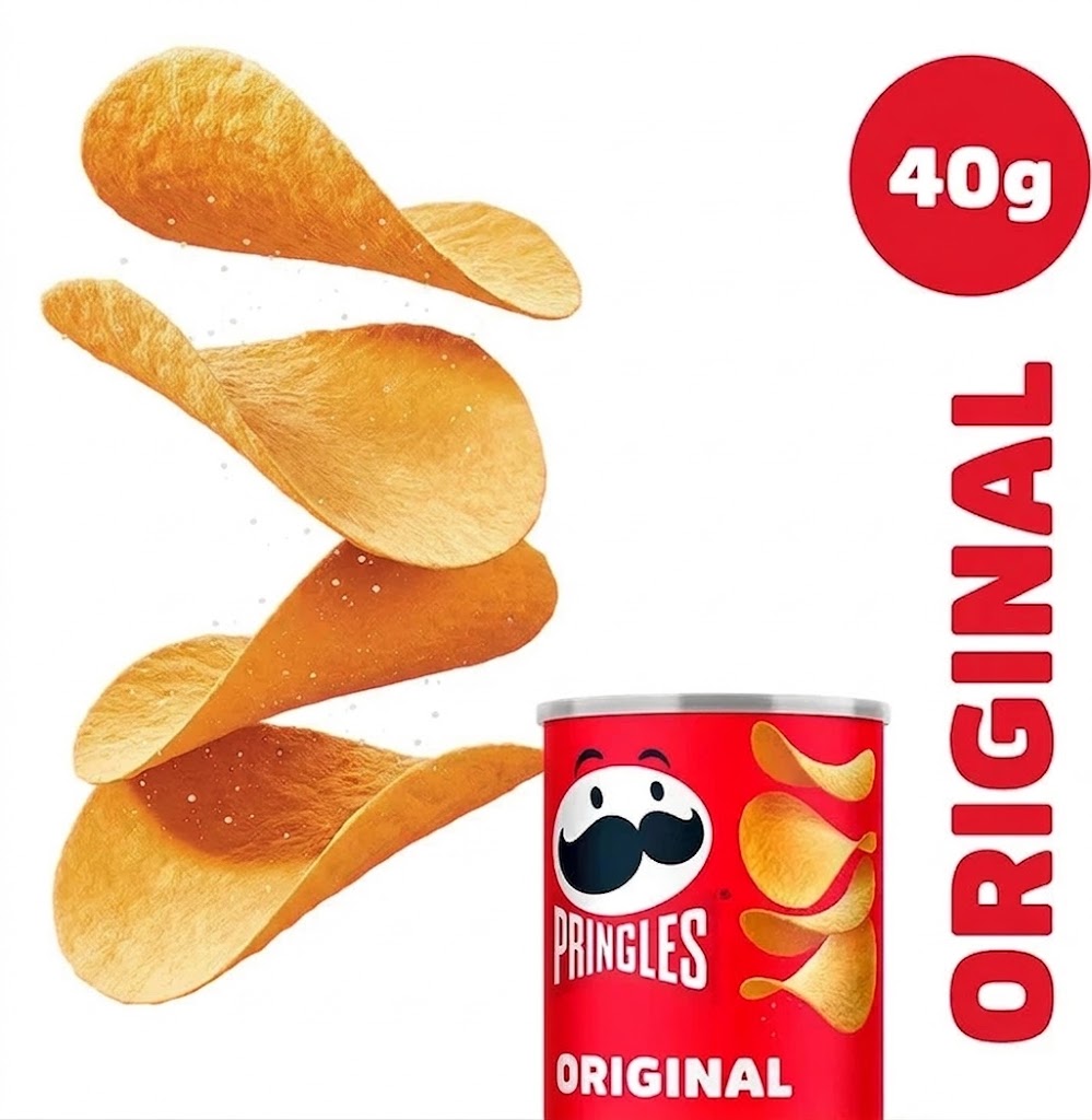 Pringles Original Ready Salted Potato Crisps 12 x 40g