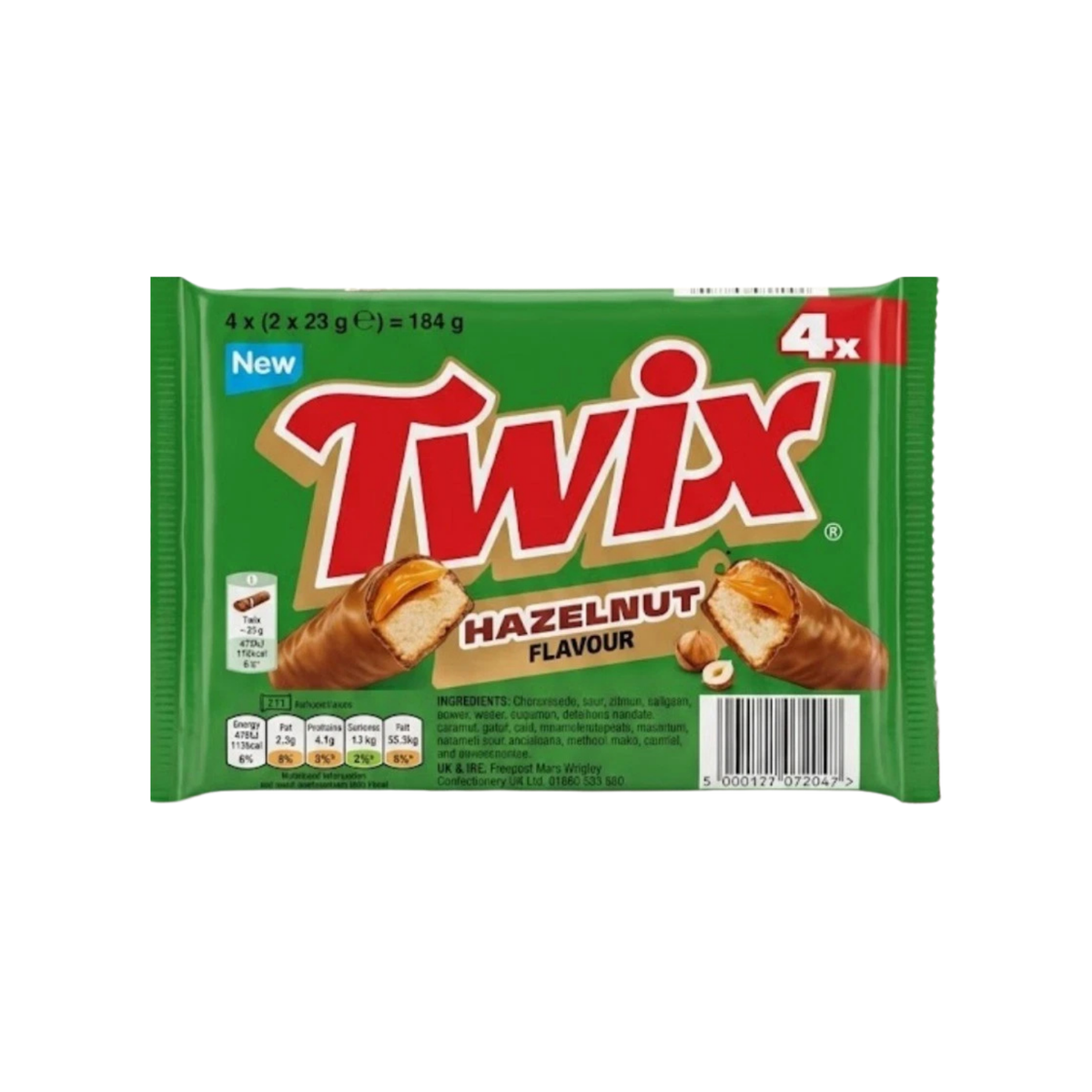 Twix Hazelnut Flavour, 184g