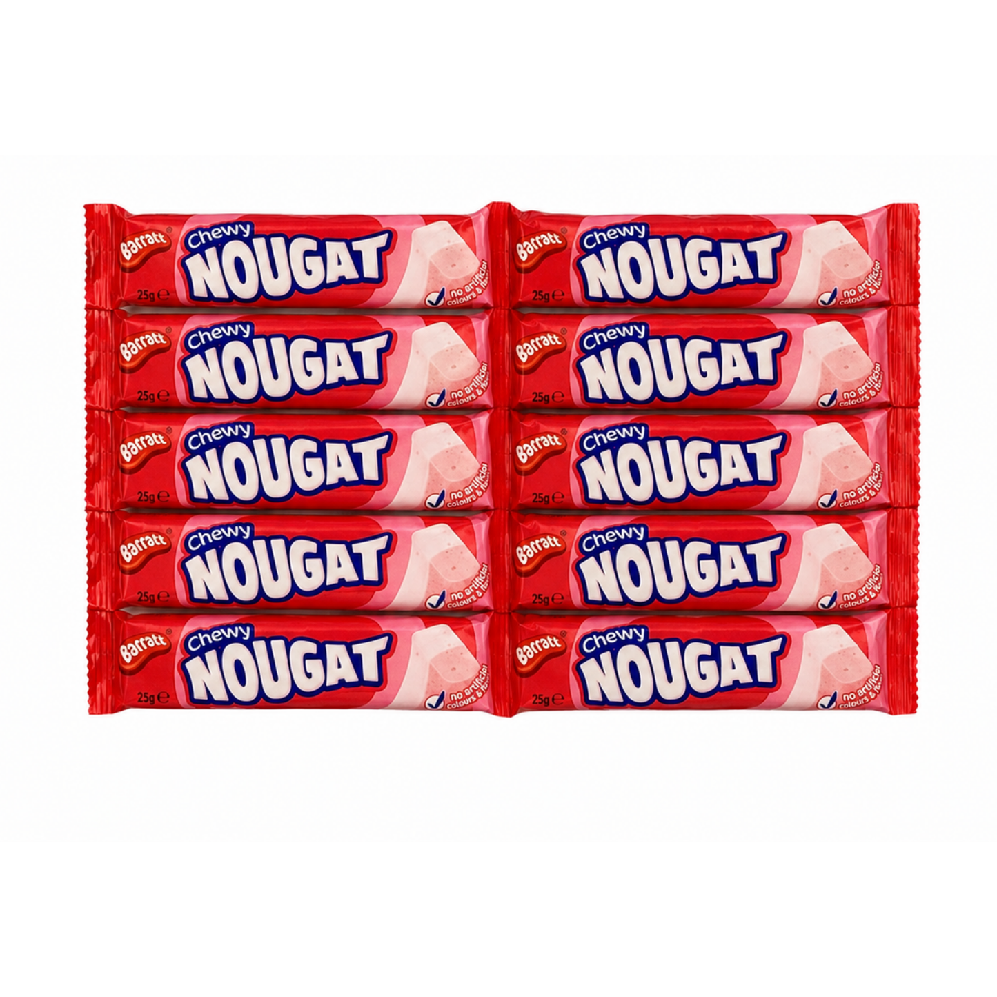 Barratt Chewy Nougat - Pack of 10