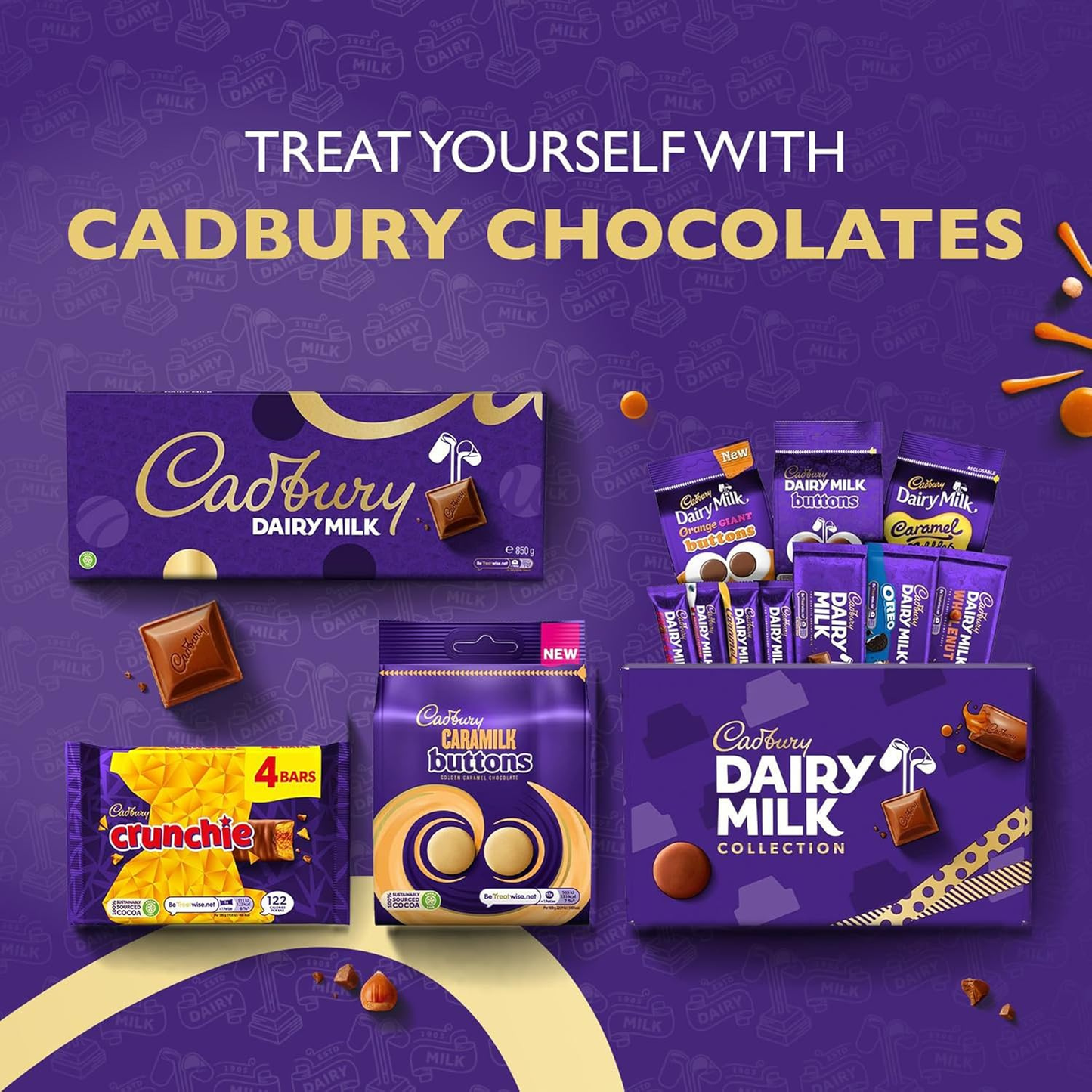 Cadbury Dairy Milk Collection, 1.04 kg
