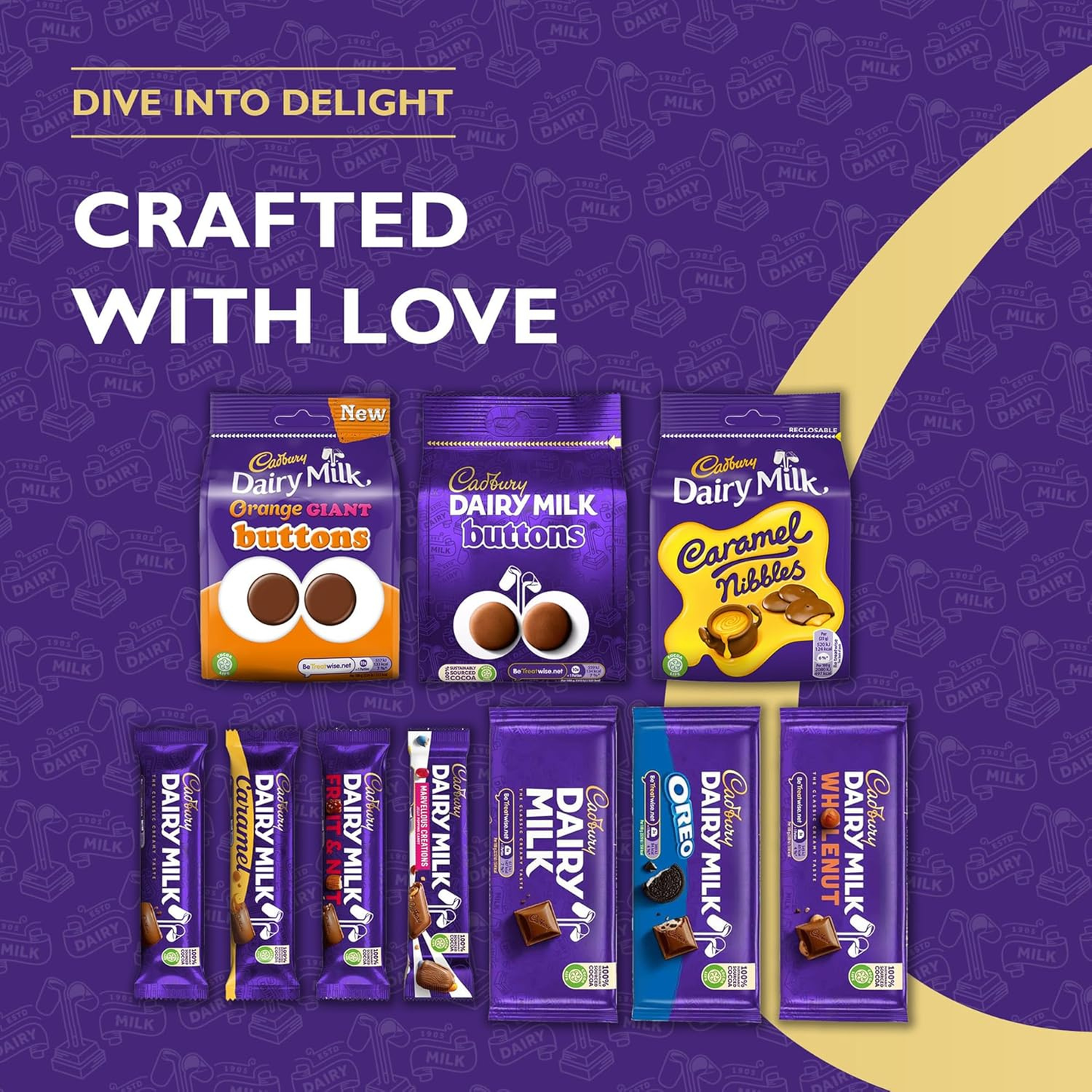 Cadbury Dairy Milk Collection, 1.04 kg