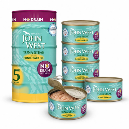 John West Tuna Steak in Sunflower Oil - 550g