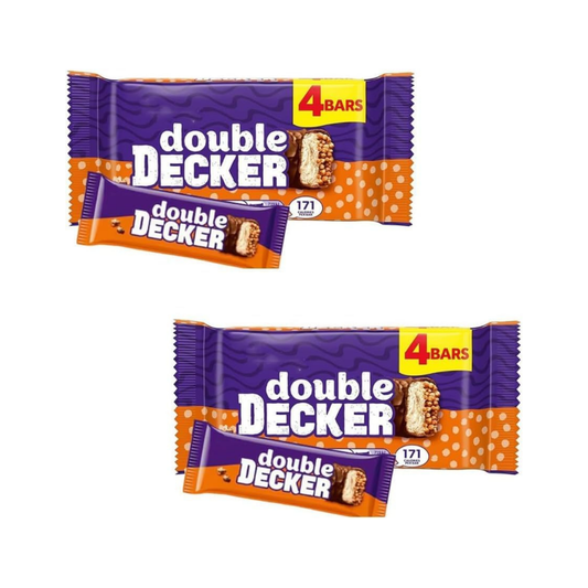 2x Cadbury Double Decker Chocolate Bars 174.8g