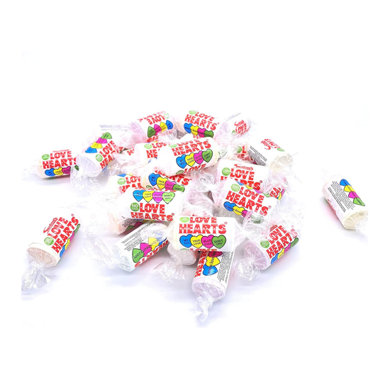 Swizzels Matlow Love Hearts Mini Roll Sweets (Pack of 30)