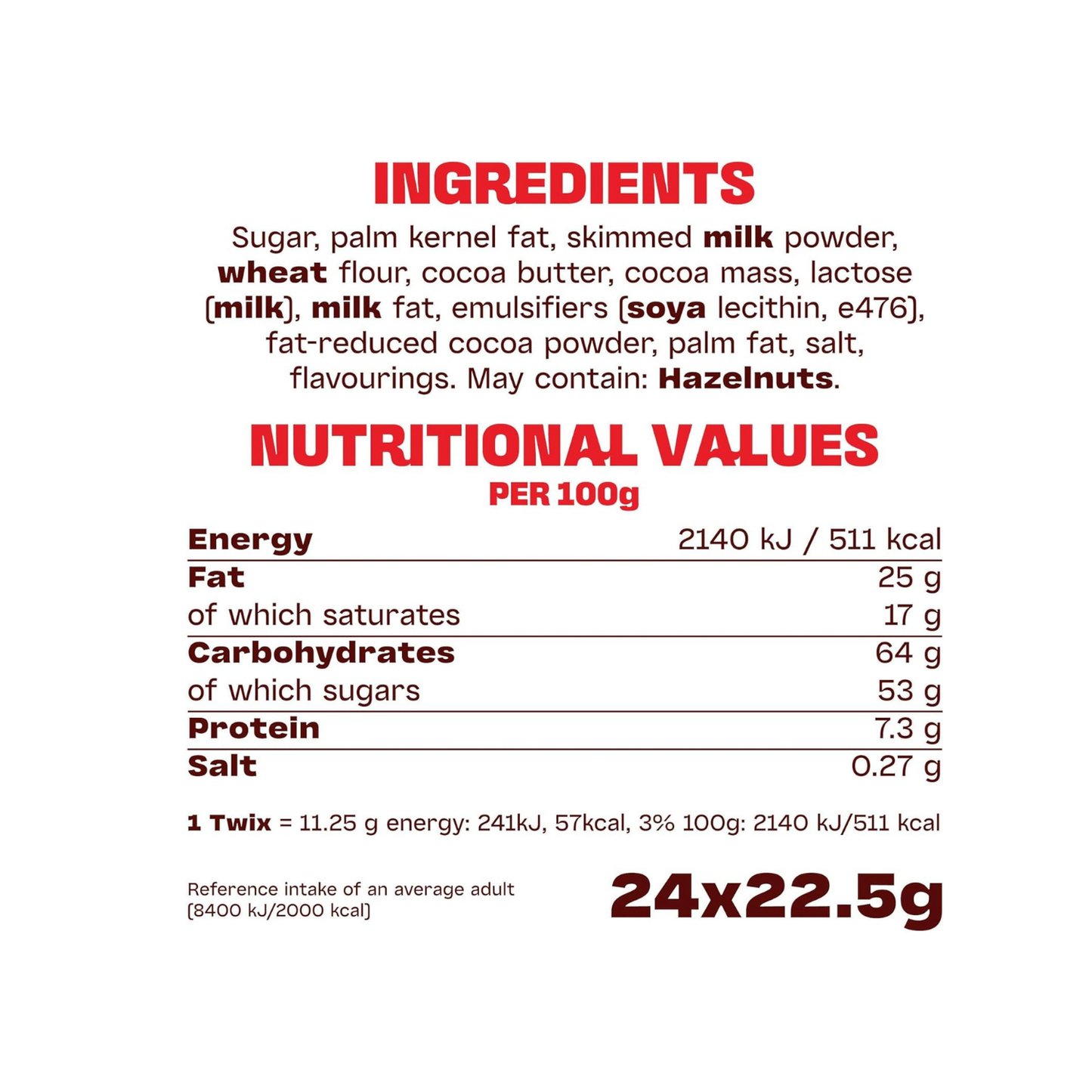 Twix Crispy Rolls - 24 Chocolate Bars(22.5g)