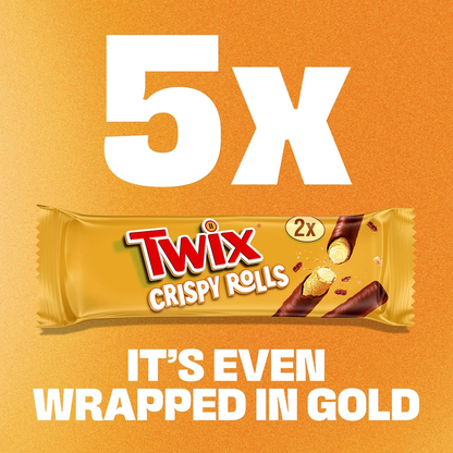Twix Crispy Rolls - 24 Chocolate Bars(22.5g)