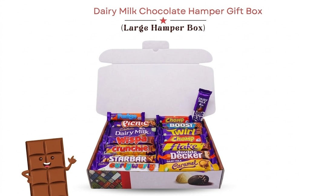 Cadbury Dairy Milk Chocolate Hamper – Letterbox Friendly Gift Box