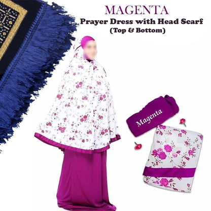 Islamic Prayer Clothes for Women | 2-Piece Modest Salah Abaya & Hijab Set
