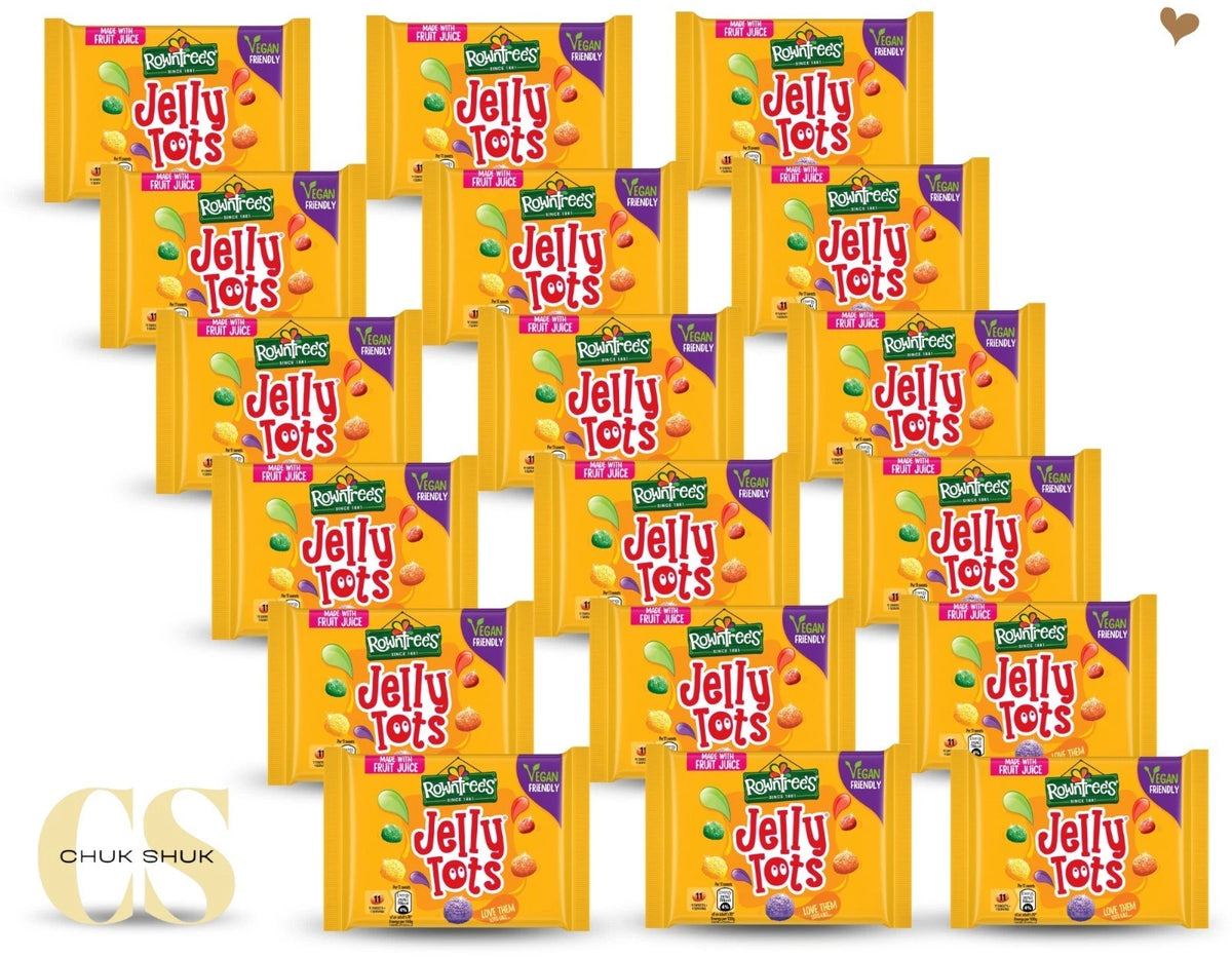 Rowntree's Jelly Tots Sweets (42g x 36 Full Box)
