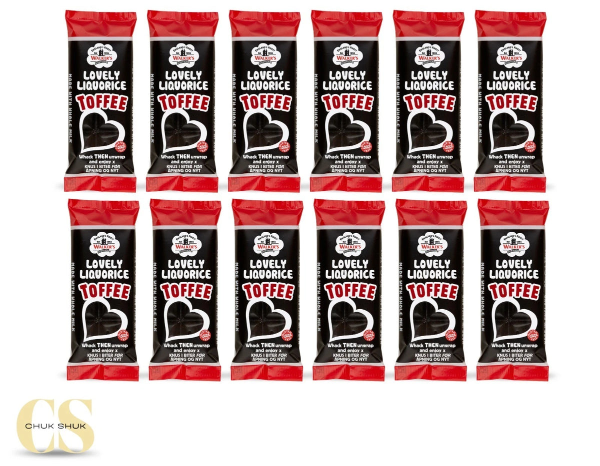Walkers Nonsuch Lovely Liquorice Toffee Bars 50g (Box of 24 Bars)