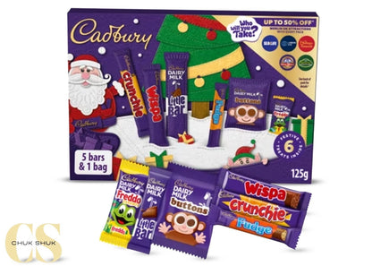 Cadbury Christmas Chocolate Selection Box (Pack of 10 x 125g) – Kids Festive Gift