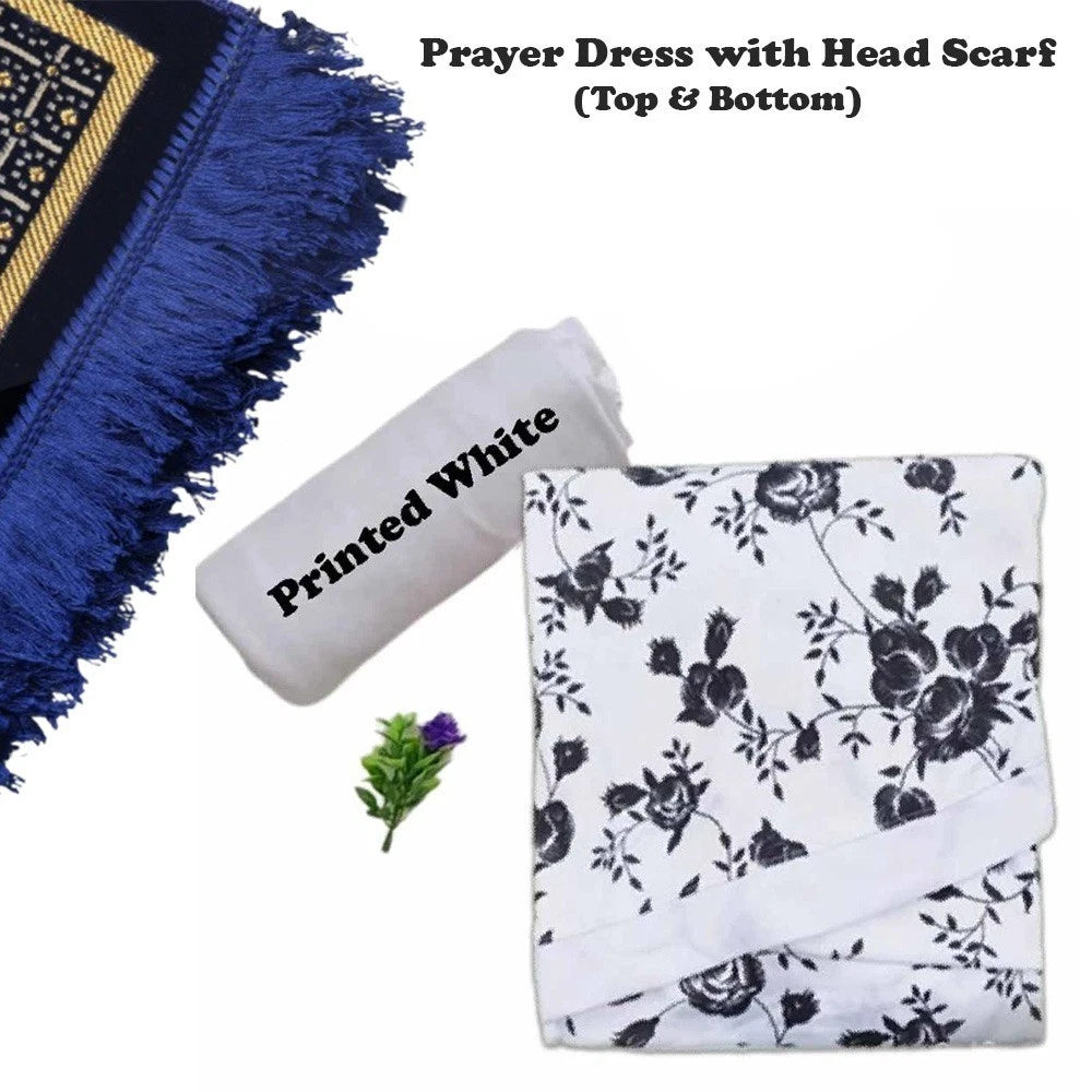 Islamic Prayer Clothes for Women | 2-Piece Modest Salah Abaya & Hijab Set