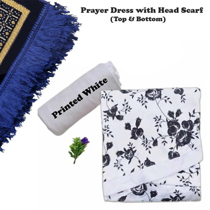 Islamic Prayer Clothes for Women | 2-Piece Modest Salah Abaya & Hijab Set