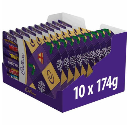 Cadbury Dairy Milk Christmas Stocking Selection Box 174g (Pack of 10)