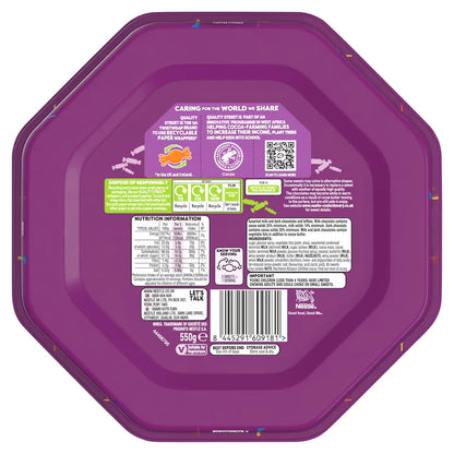 Nestle Quality Street Chocolate Tub (550g) – Assorted Chocolates & Toffees