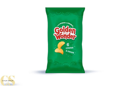 Golden Wonder Cheese & Onion Crisps 6X25g - (Pack of 3)