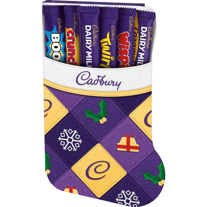 Cadbury Dairy Milk Christmas Stocking Selection Box 174g (Pack of 10)