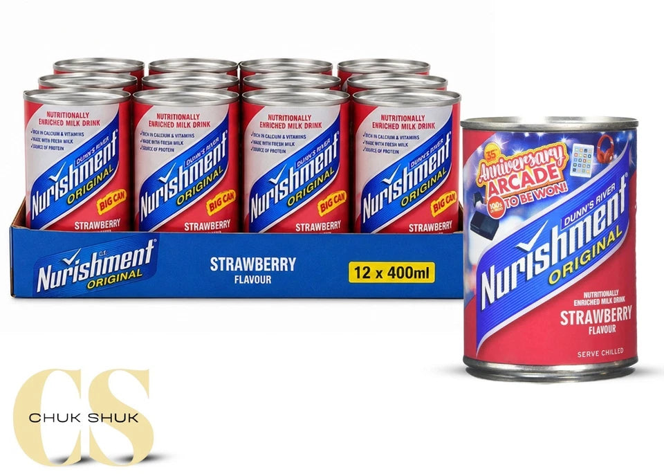 Nurishment Original Strawberry Flavour 12 x 400g