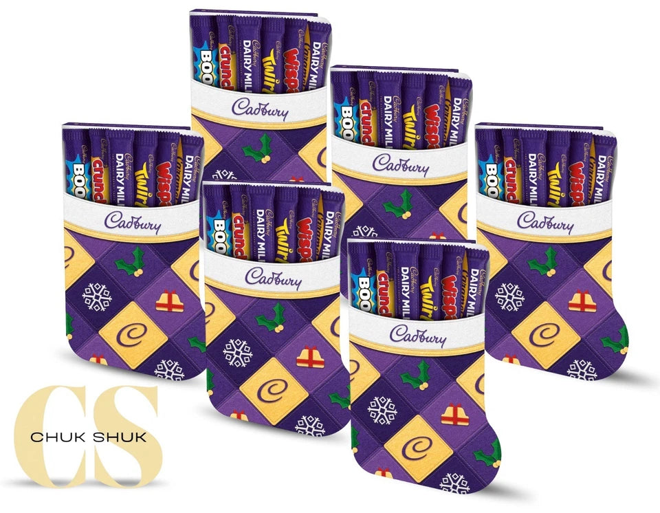 Cadbury Dairy Milk Christmas Stocking Selection Box 174g (Pack of 10)