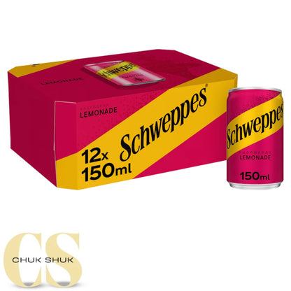 Schweppes Raspberry Lemonade 150ml – Pack of 12