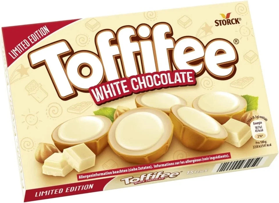 Toffifee White Chocolate Limited Edition 125g (Pack of 3)