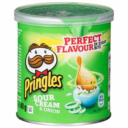 Pringles Multi Flavour Crisps 12 x 40g Snacks