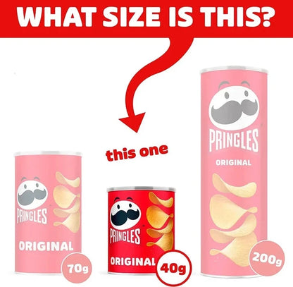 Pringles Original Ready Salted Potato Crisps 12 x 40g